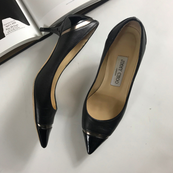 Jimmy Choo Black and Brown Heels - Picture 8 of 8